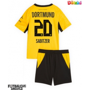 Borussia Dortmund Marcel Sabitzer #20 Dětské Domácí dres komplet 2026-27 Krátký Rukáv (+ trenýrky)